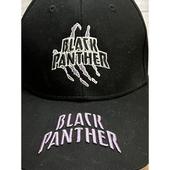 Volvik Marvel Unisex Black Panther Purple Adjustable Strapback Hat Baseball Cap - Picture 3 of 9